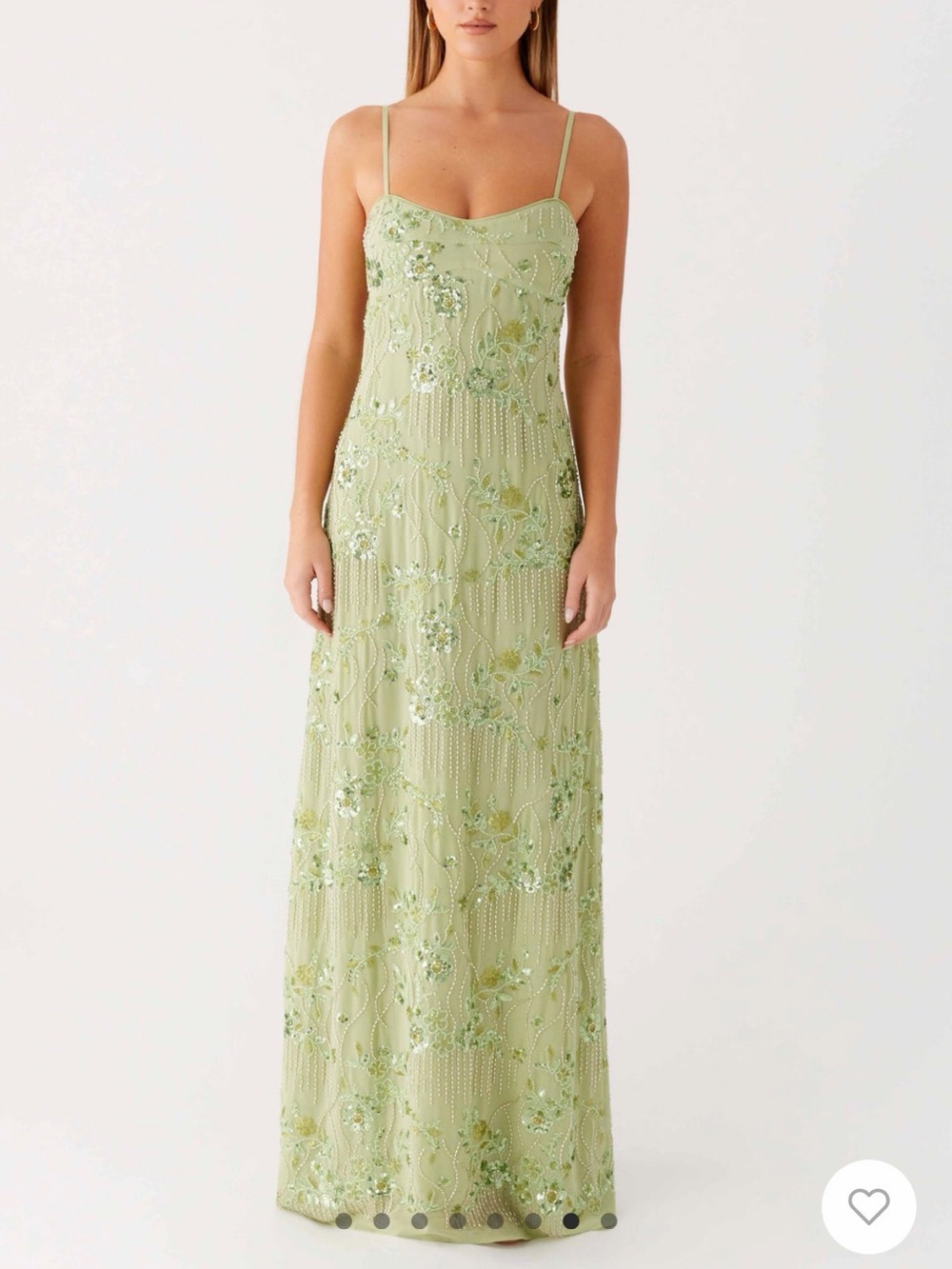 Celandine beaded maxi dress